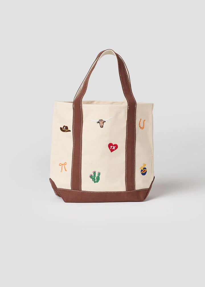 TEXAS ICONS SMALL TOTE