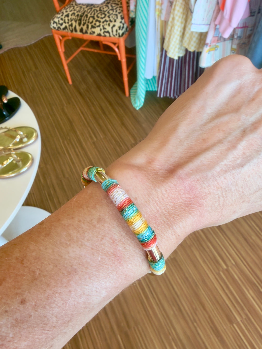 WRAPPED CUFF BRACELET - OCEAN