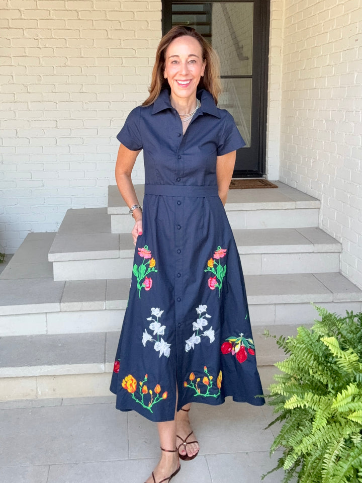 ELENA INDIGO DRESS