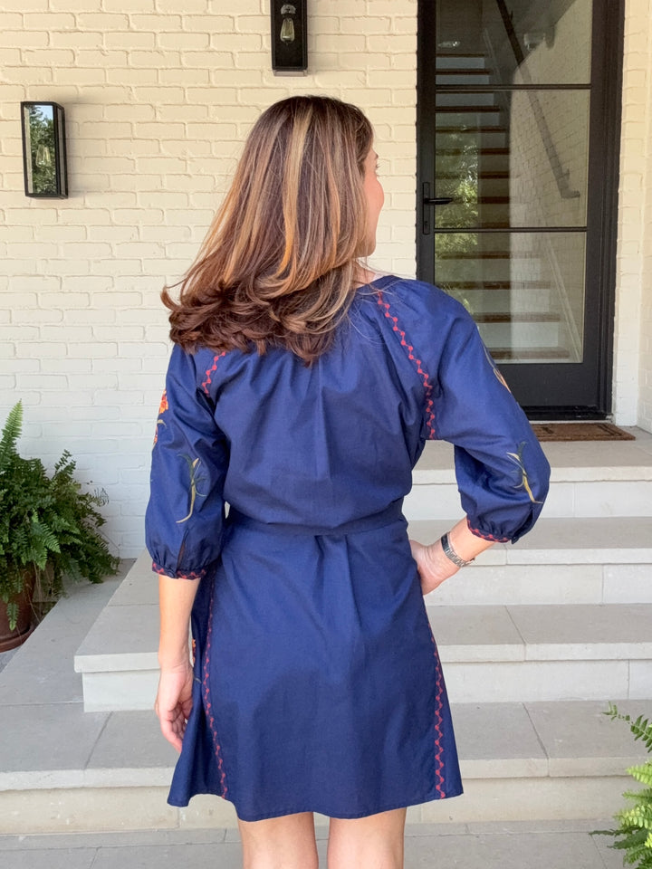 PEARL INDIGO DRESS