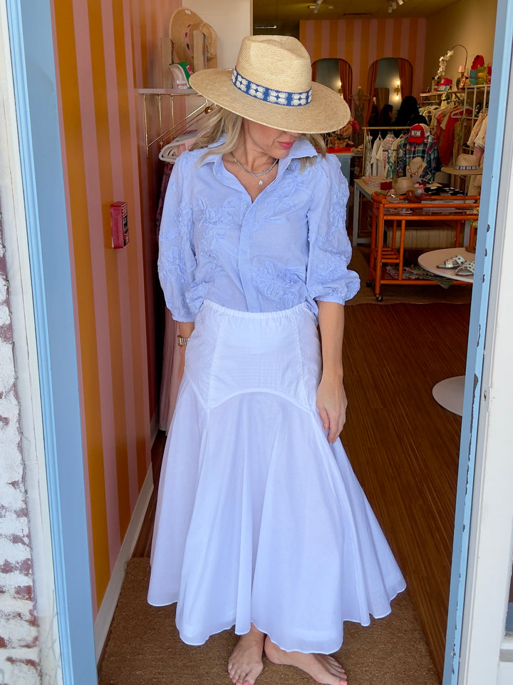 CIRCLE SKIRT WHITE