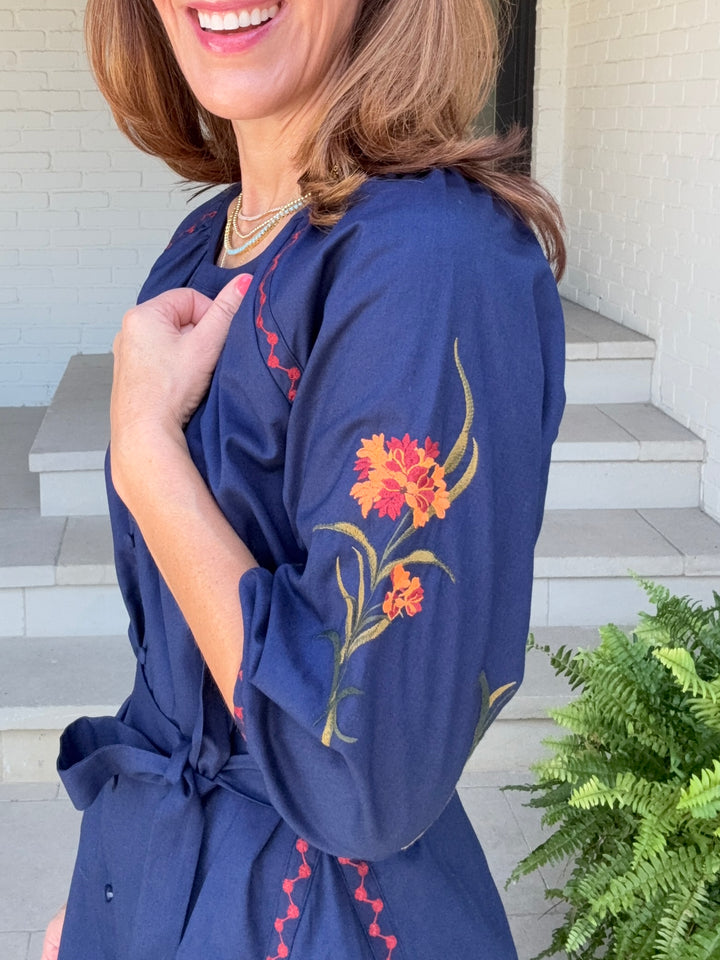 PEARL INDIGO DRESS