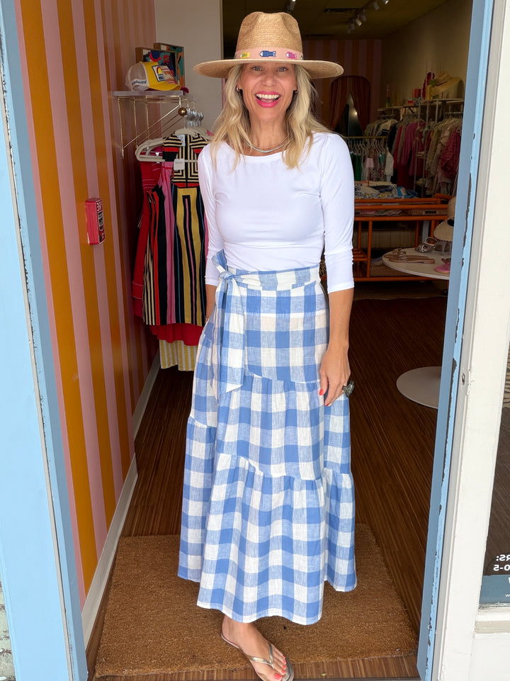 BENNETT BUFFALO CHECK SKIRT