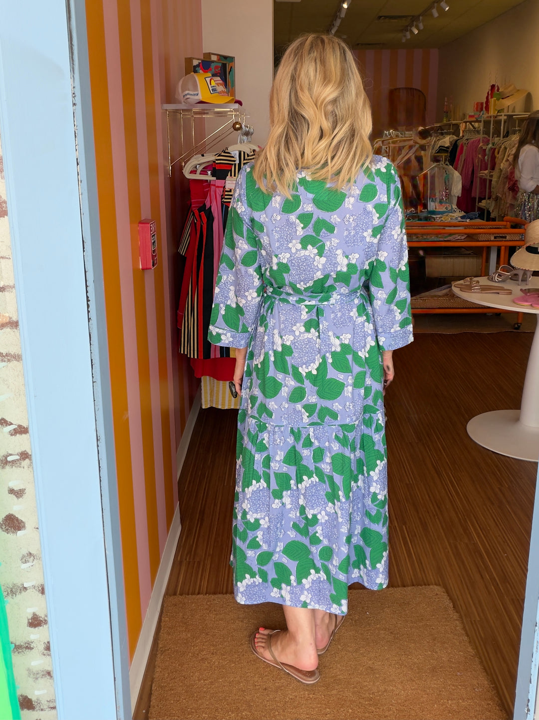 HYDRANGEA SHIRT DRESS