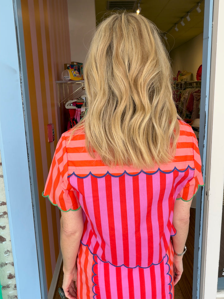SINCLAIR STRIPE TOP