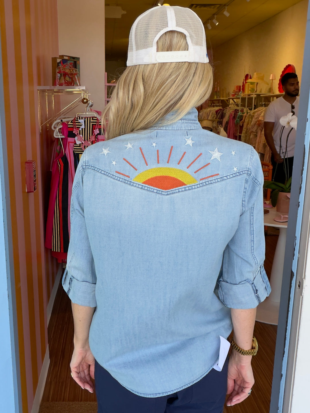HELLO SUNSHINE SHIRT DENIM