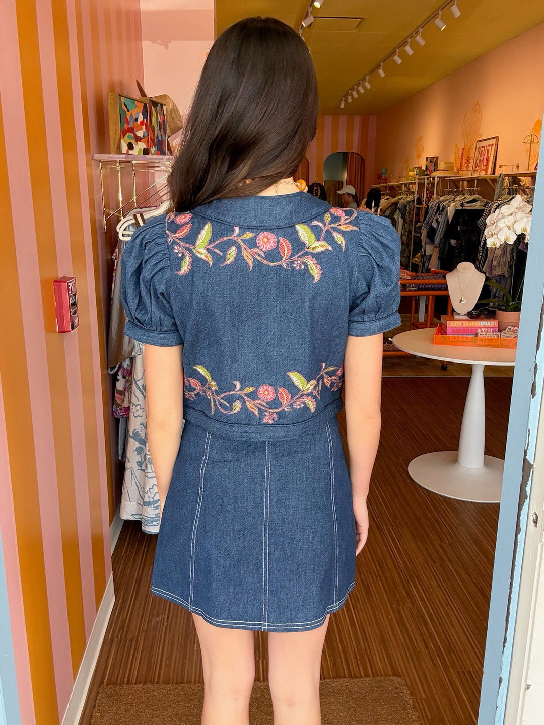 COCO DENIM TOP