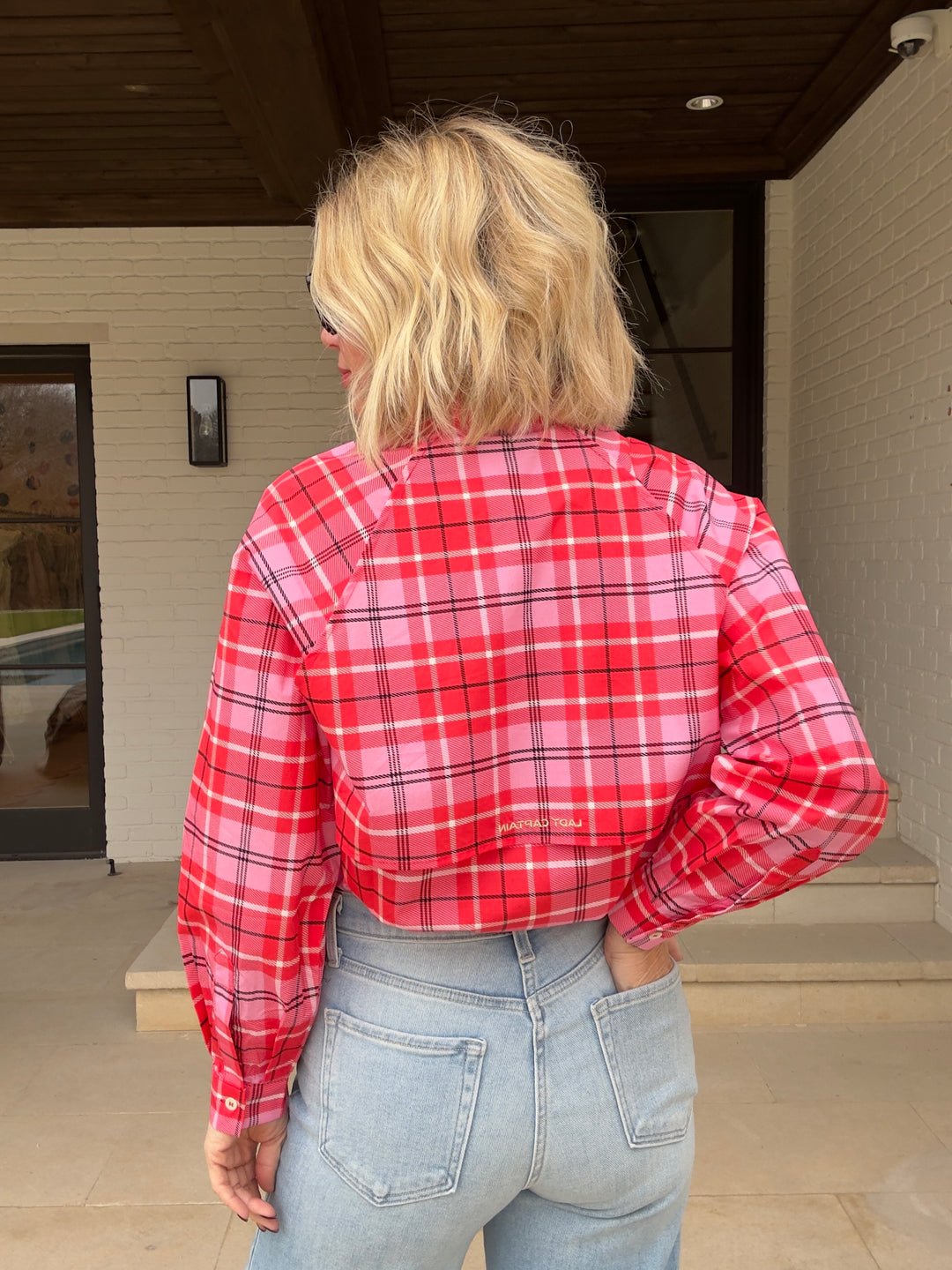 RANCH SHIRT PINK PLAID