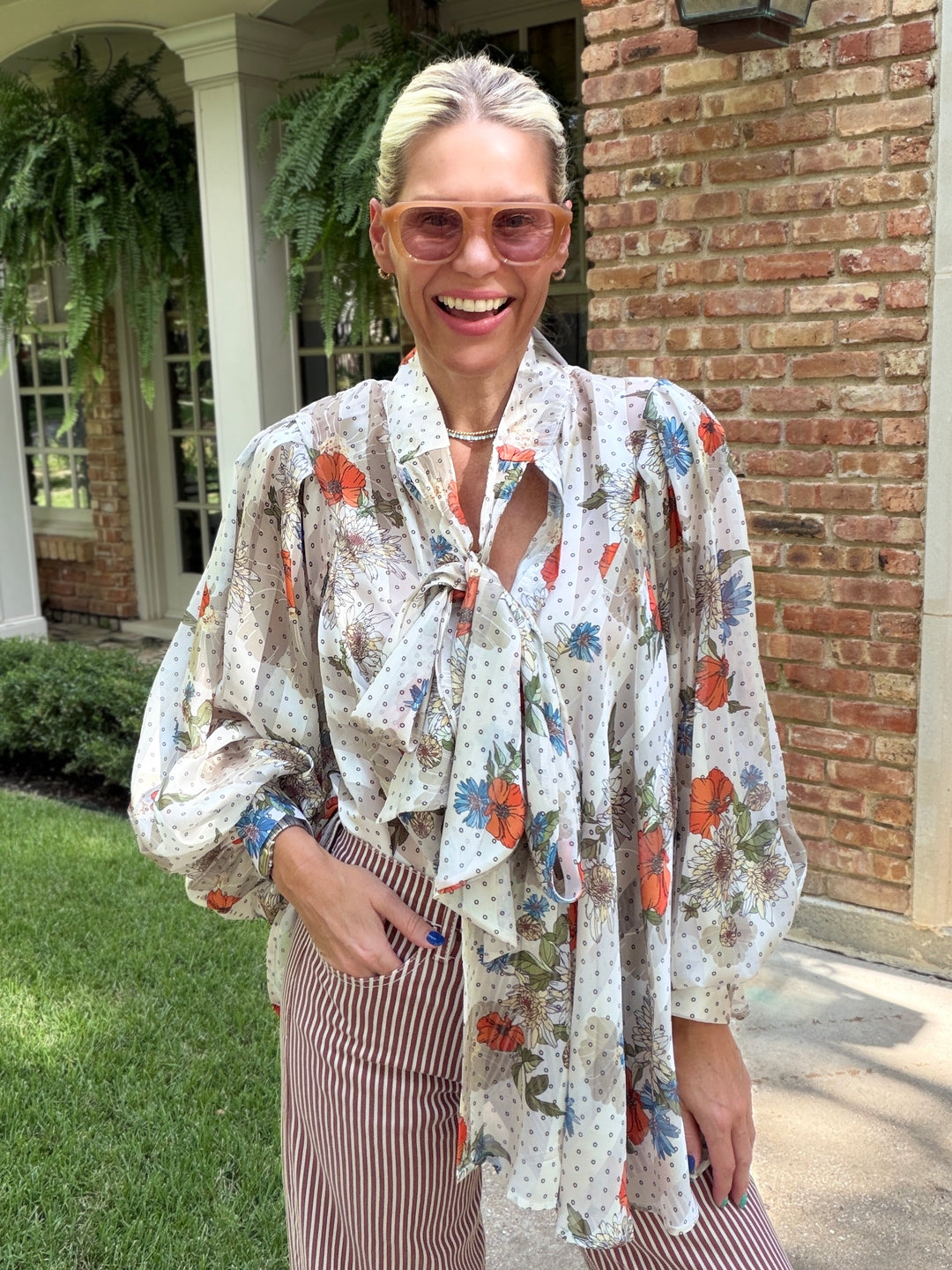 FANNIE FLORAL BLOUSE