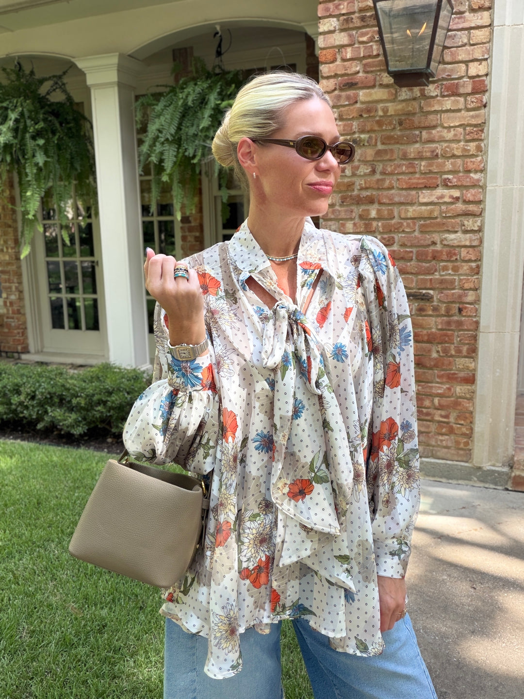 FANNIE FLORAL BLOUSE