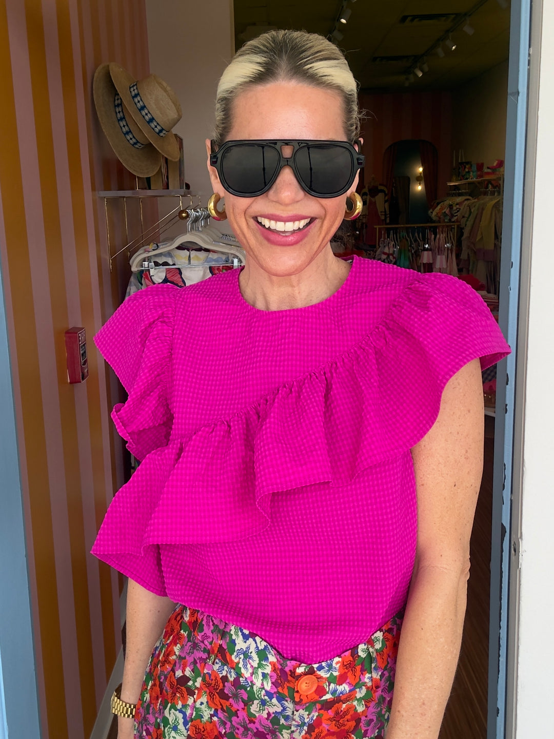 JOOJOO RUFFLE TOP