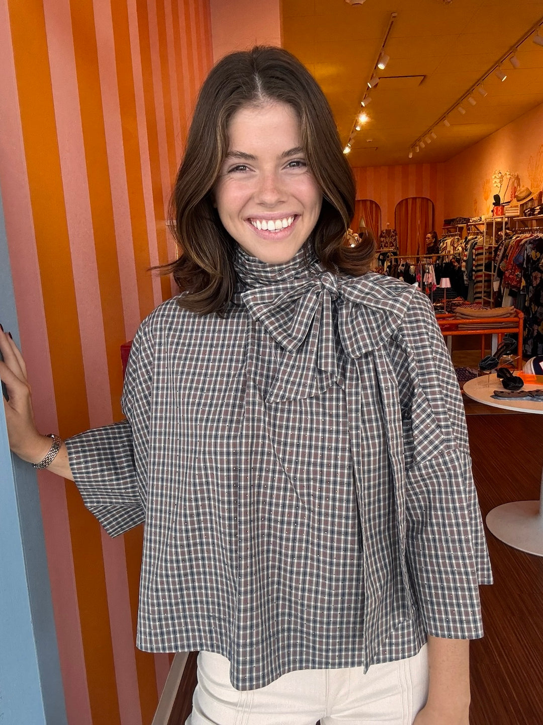 KEFIR BOW TIE TOP