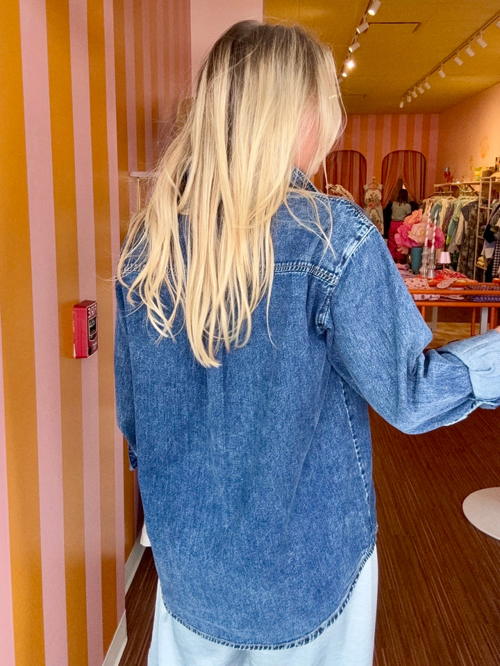DENIM EASY SHIRT
