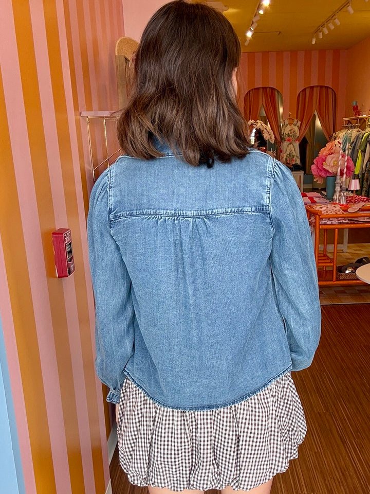 PRIYA DENIM SHIRT