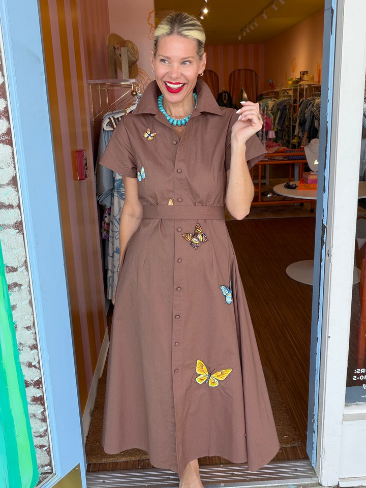 ELENA CHOCOLATE DRESS