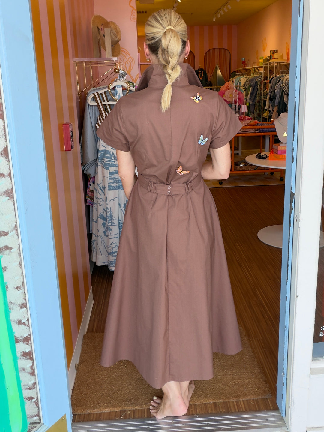 ELENA CHOCOLATE DRESS