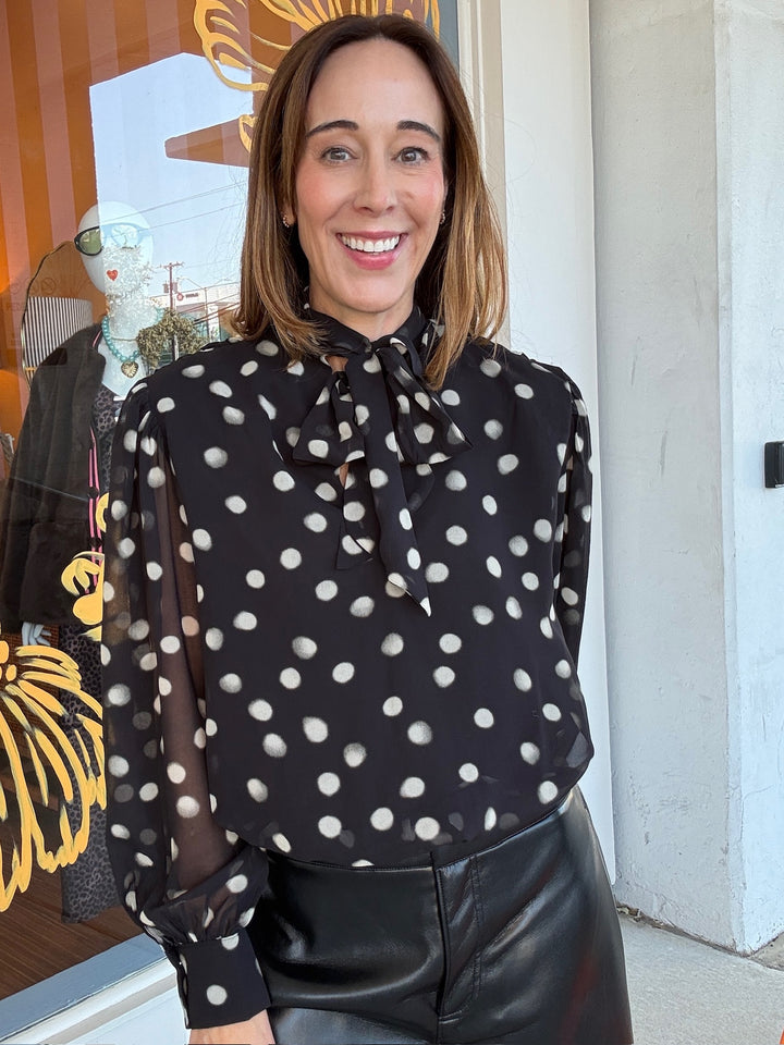 FAYE POLKA DOT TOP