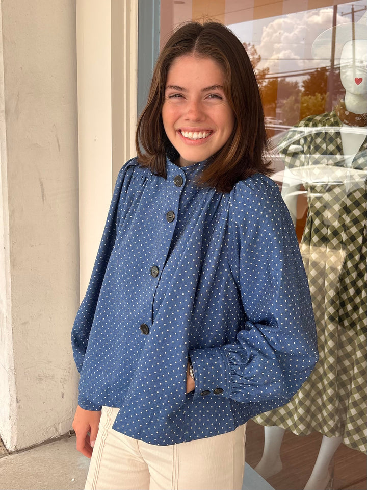 PAULEY POLKA DOT JACKET