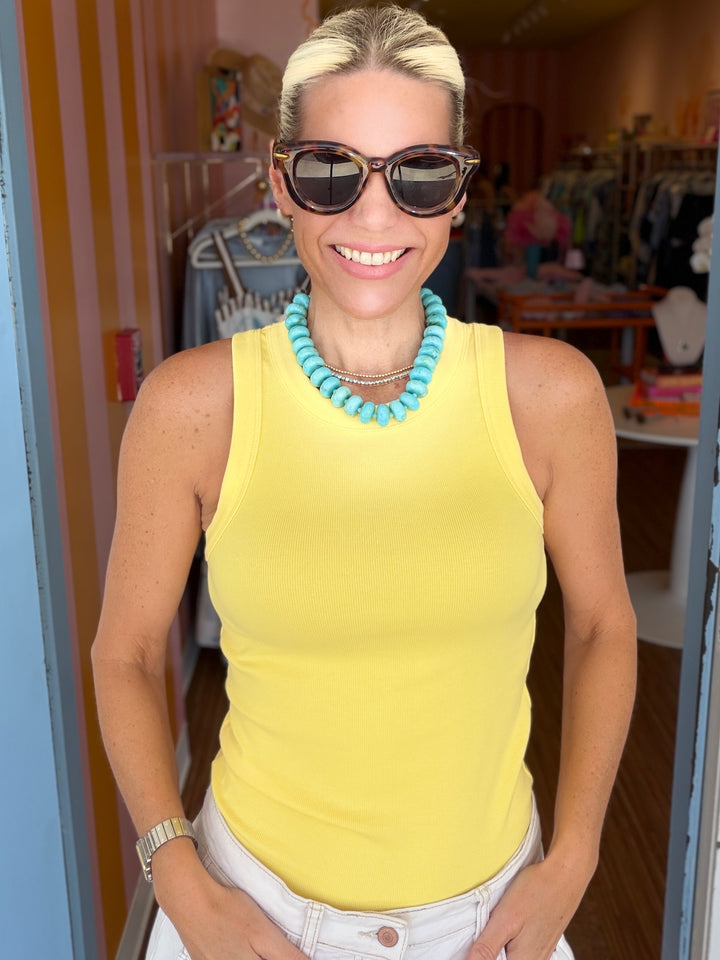 BARRE ESSENTIAL TANK YELLOW