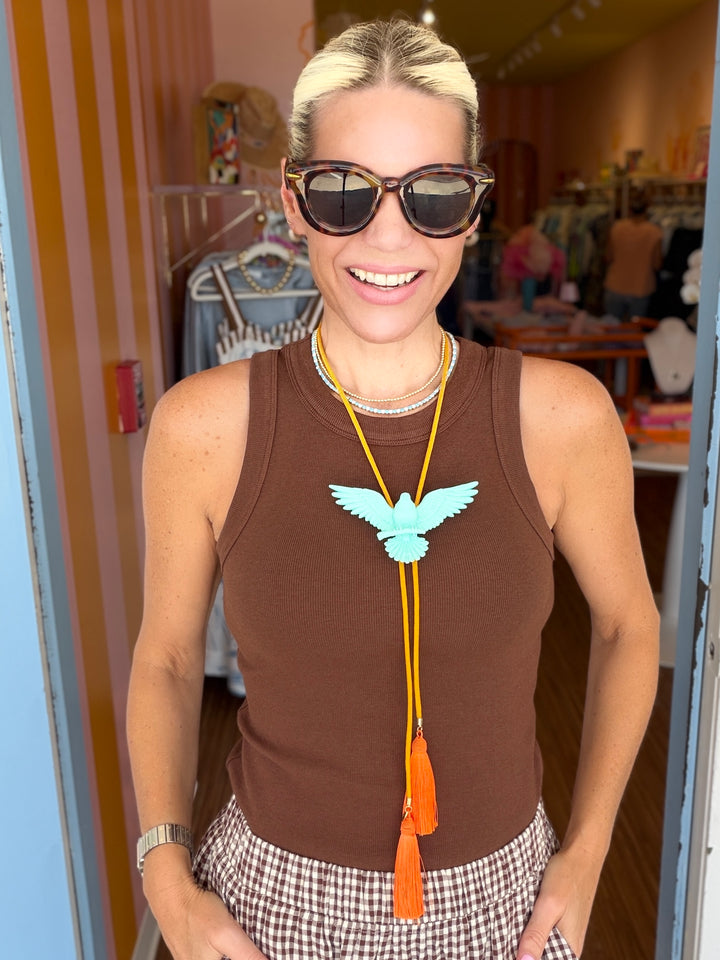 BARRE ESSENTIAL TANK BROWN