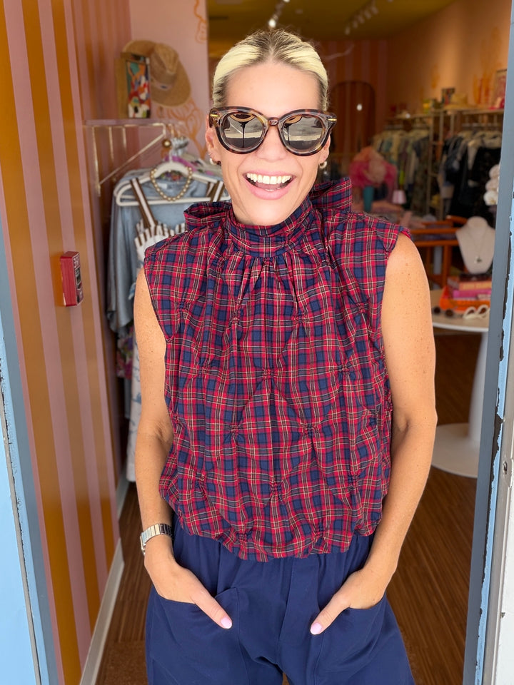 TALISA TARTAN TOP