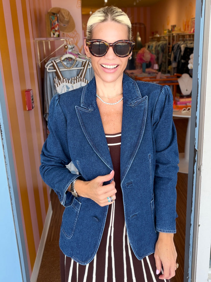 ELIZABETH DENIM BLAZER