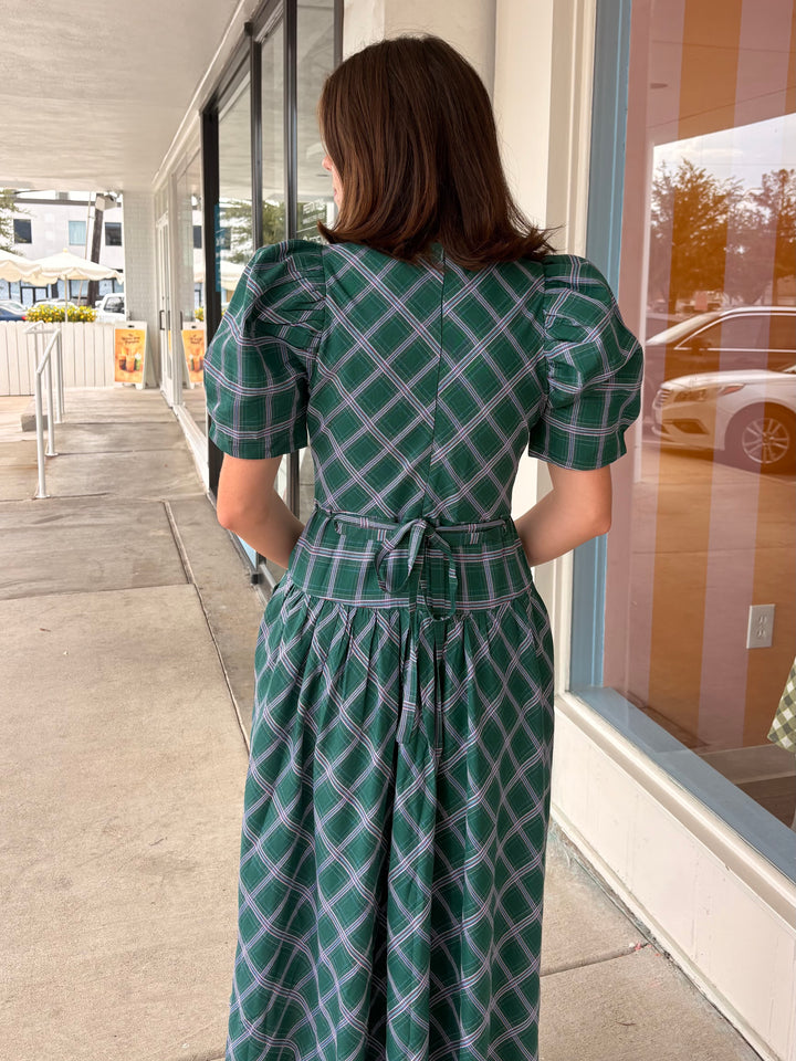 LAURA PLAID DRESS