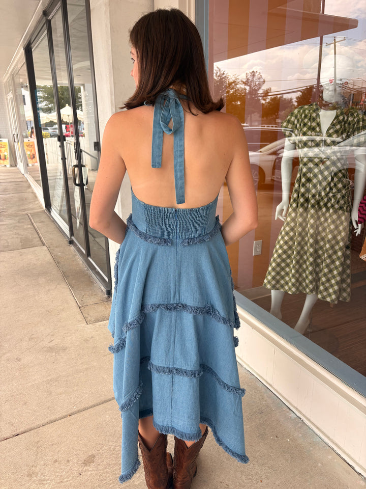 BYARS DENIM DRESS