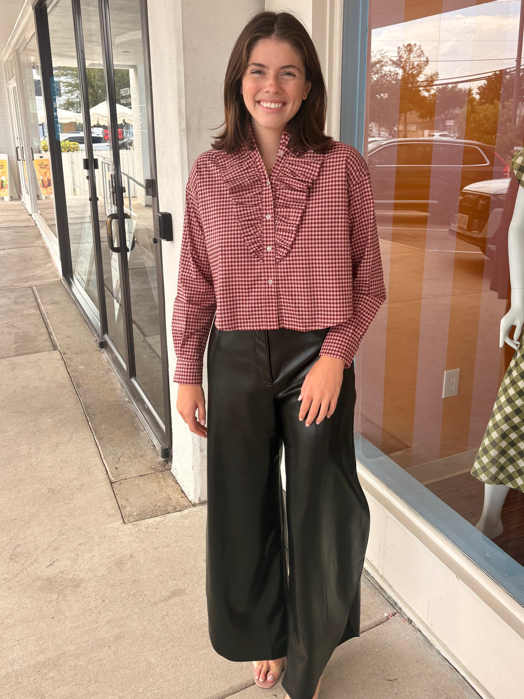 KEIKO VEGAN LEATHER PANT