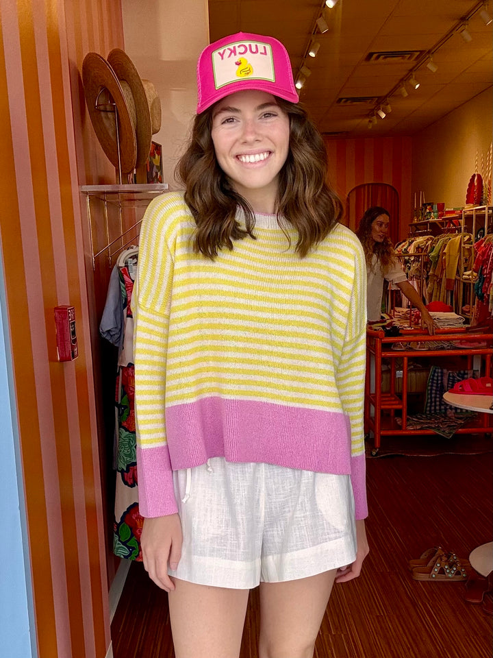 PICOTEO YELLOW SWEATER