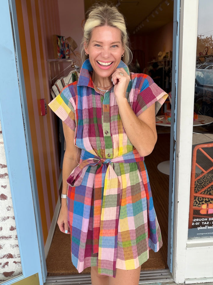 ELODIE PLAID DRESS