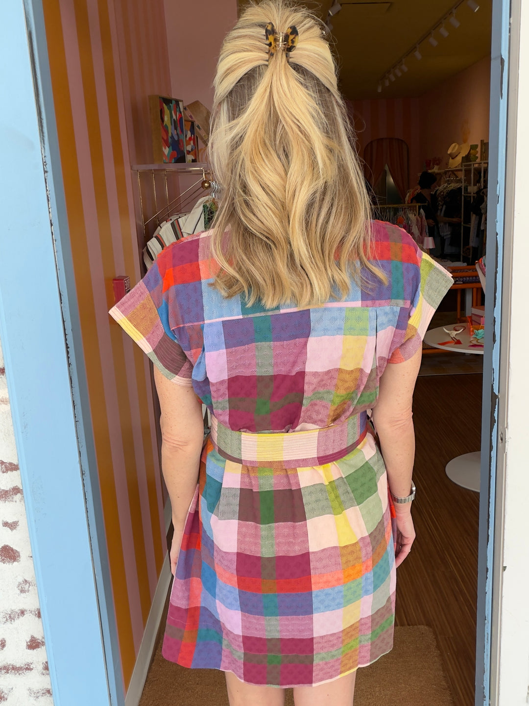 ELODIE PLAID DRESS