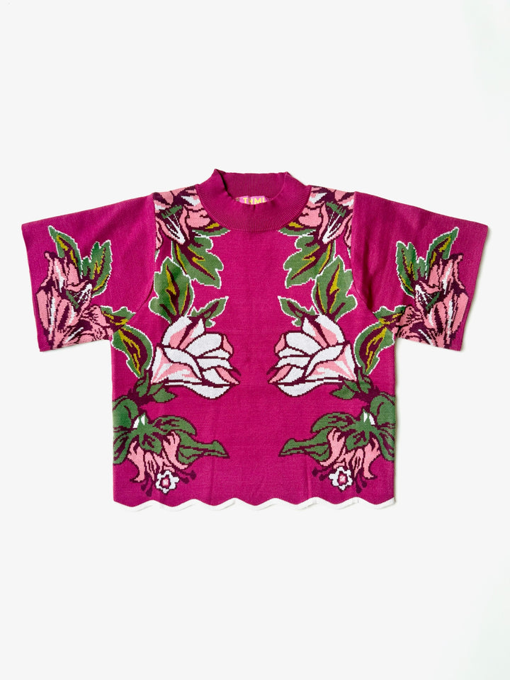 MILA MAGENTA SWEATER