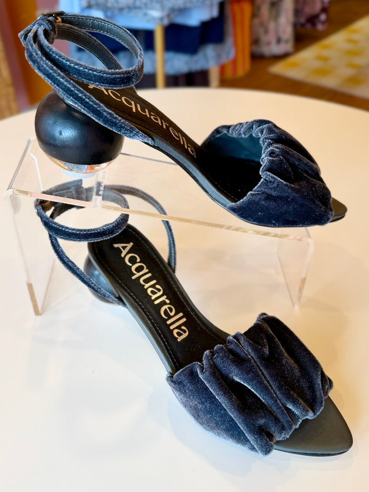 AQUARELLA VELVET SANDAL