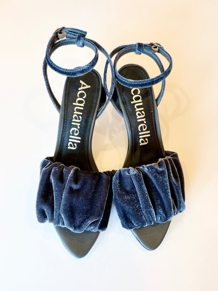 AQUARELLA VELVET SANDAL