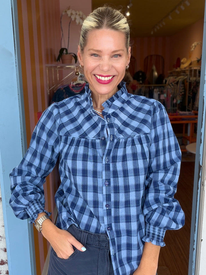 BLAINE BLUE TOP