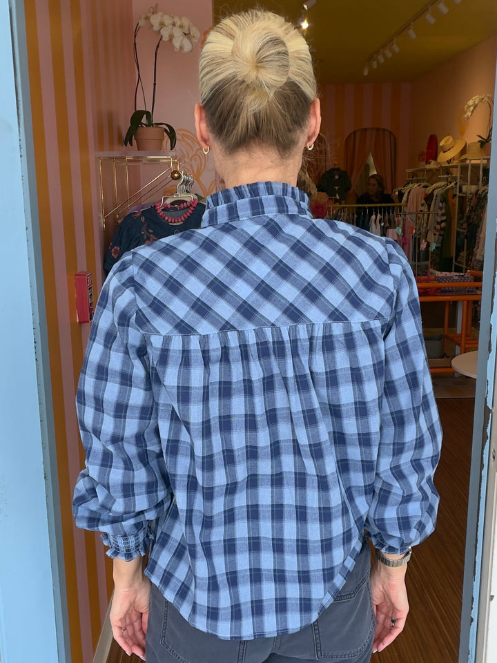 BLAINE BLUE TOP