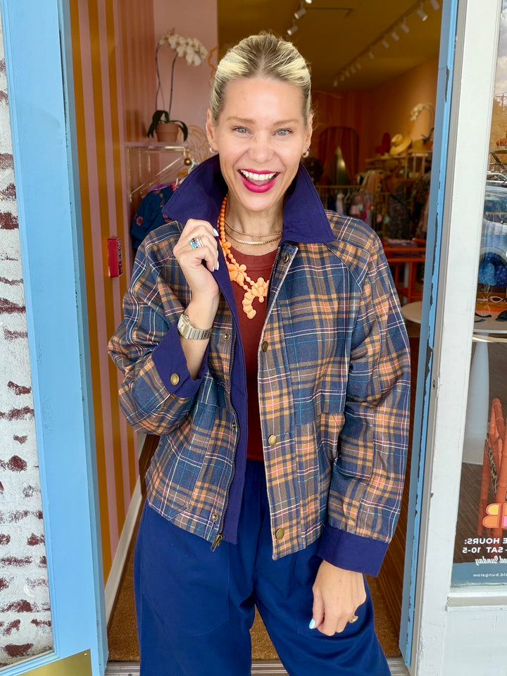 PETEY PLAID JACKET