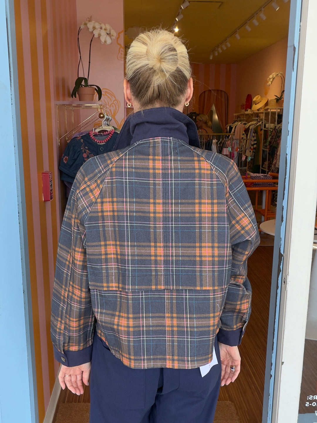 PETEY PLAID JACKET