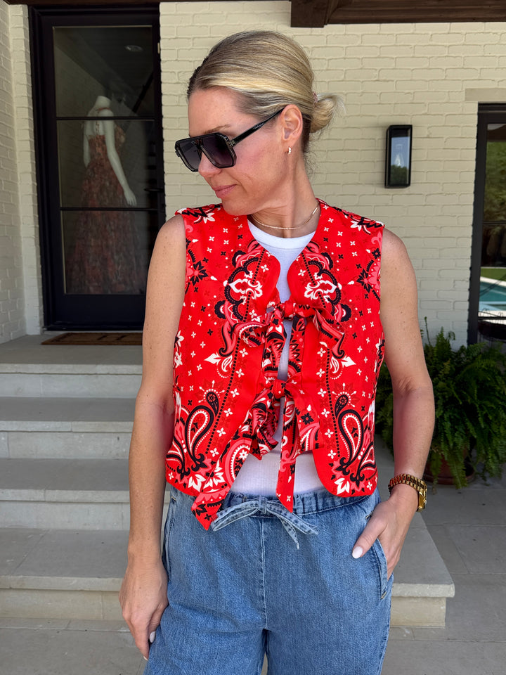BRIANNA BANDANA VEST
