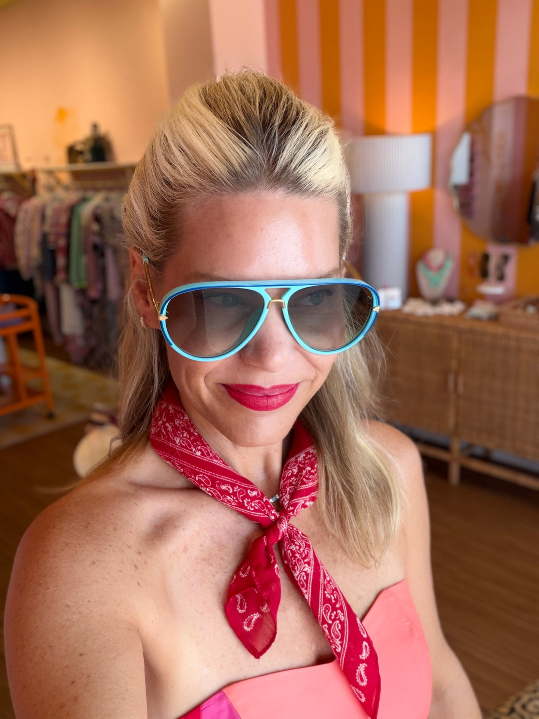 MONTECITO AC SUNNIES TURQUOISE