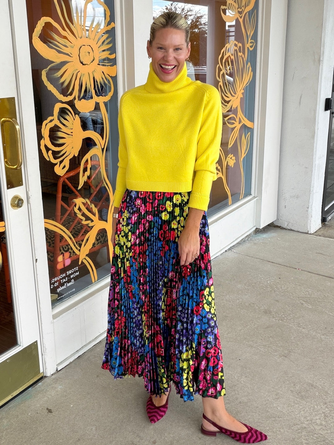 MCNEIL PLEATED SKIRT
