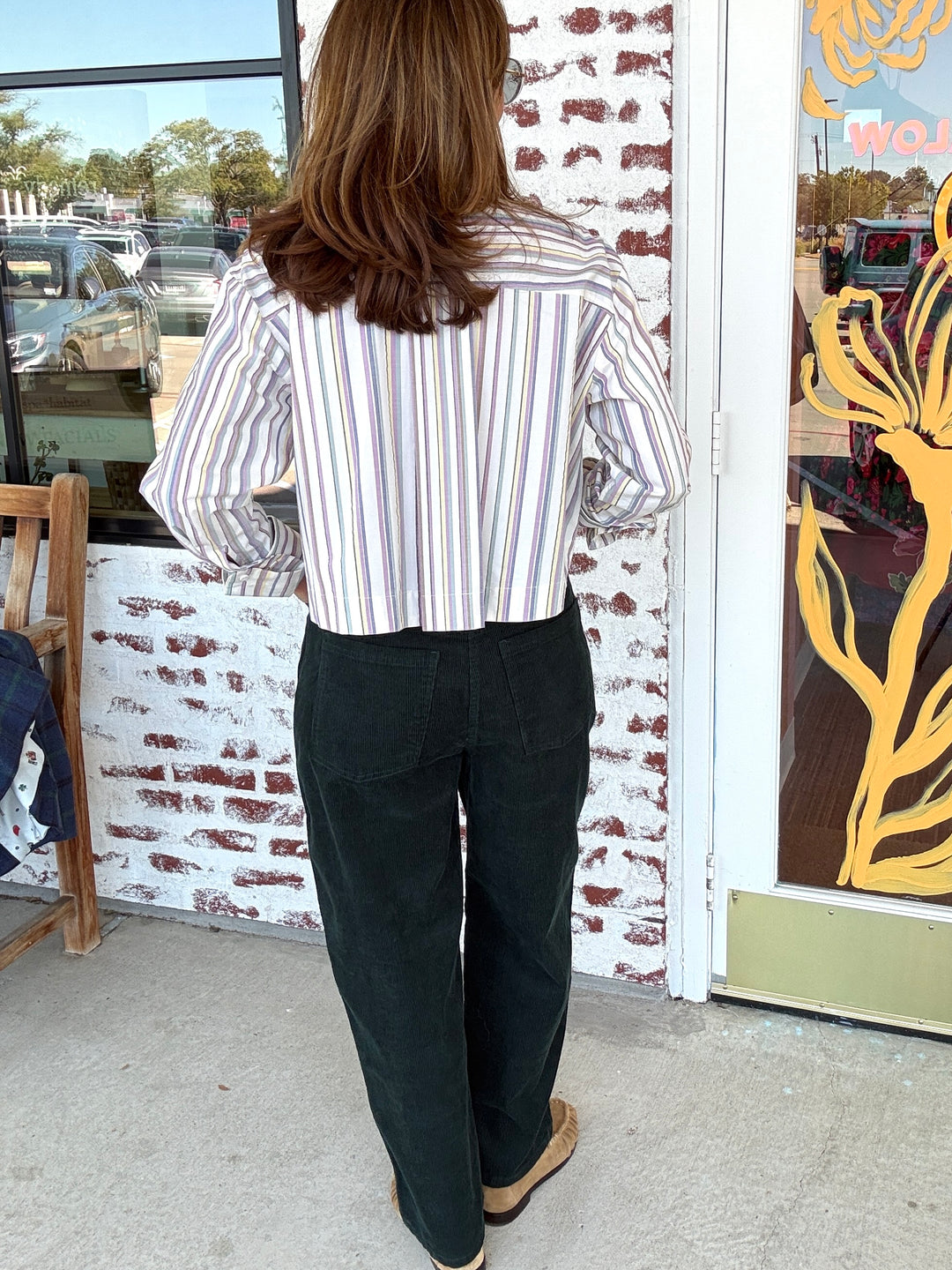 MIRANDA CORDUROY BARREL PANT