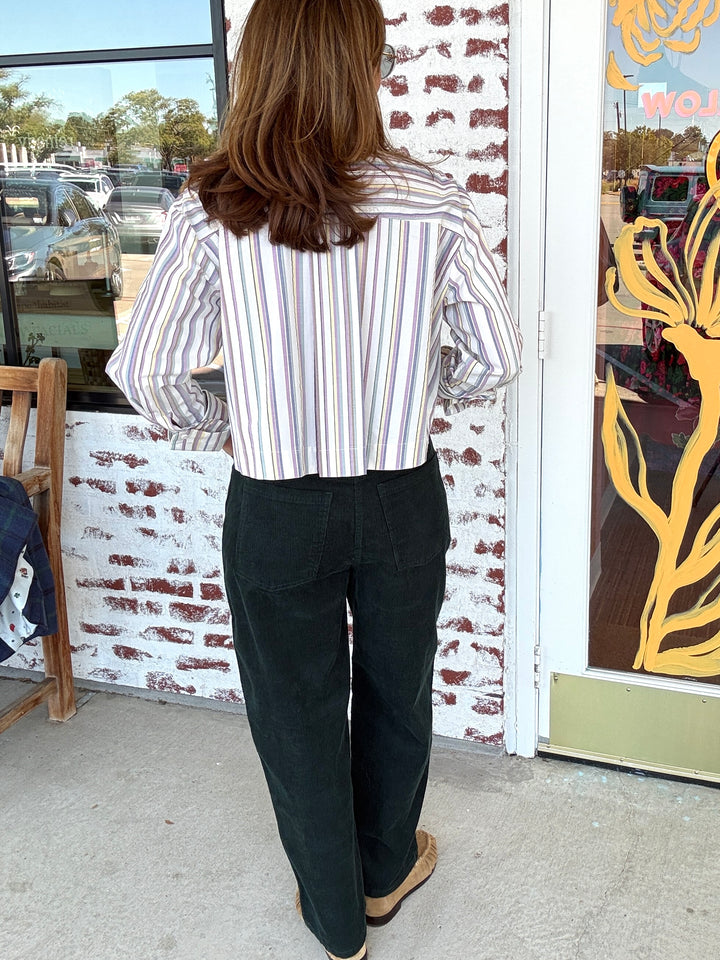 MIRANDA CORDUROY BARREL PANT