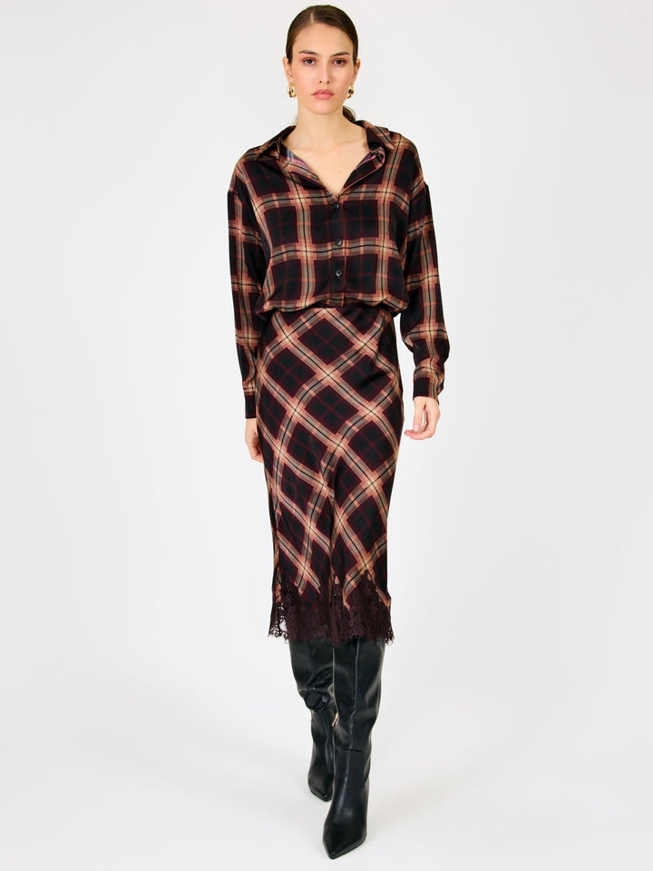 KRISTOPHER MIDI SKIRT