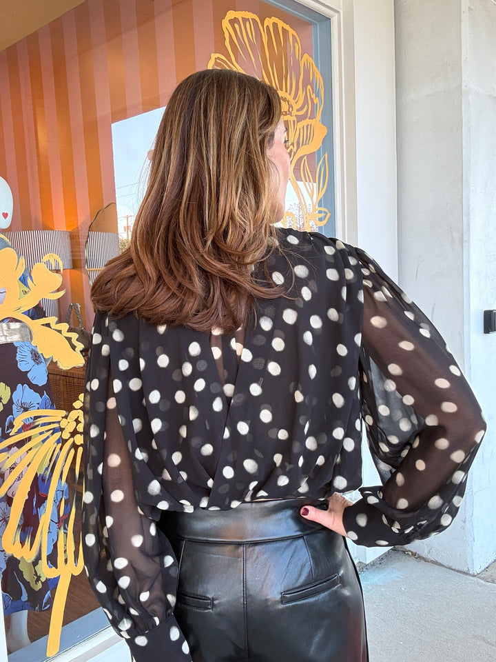 FAYE POLKA DOT TOP