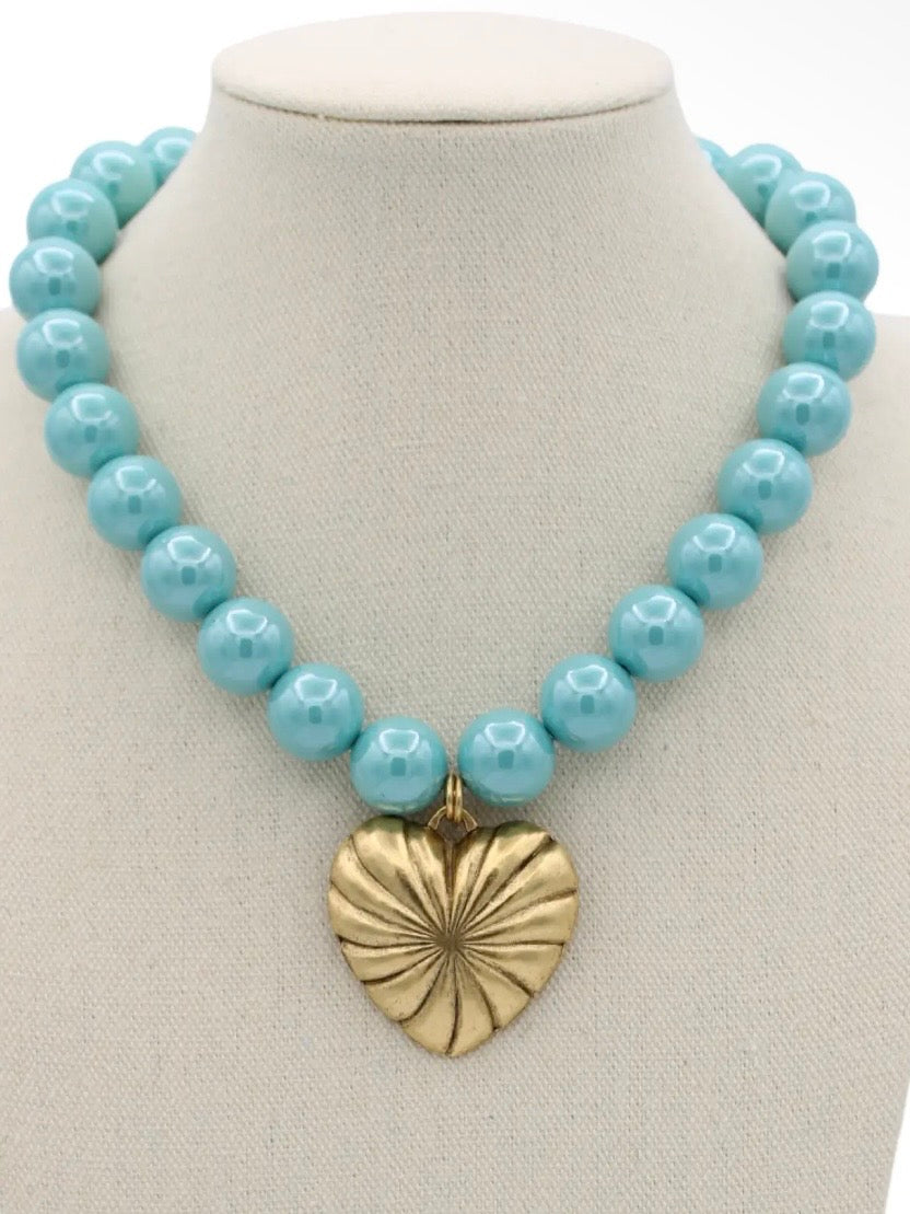 AQUA LOVE NECKLACE