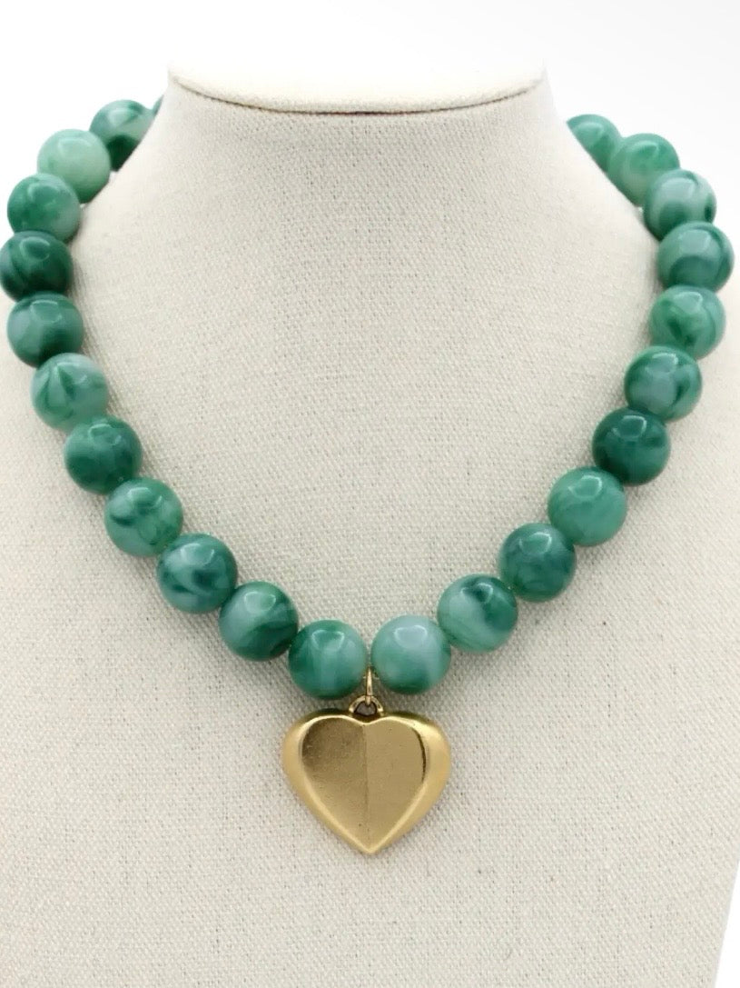 MUSE NECKLACE GREEN