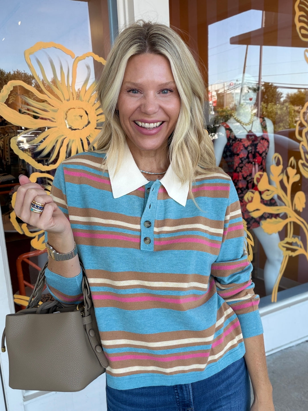 PILAR POLO SWEATER