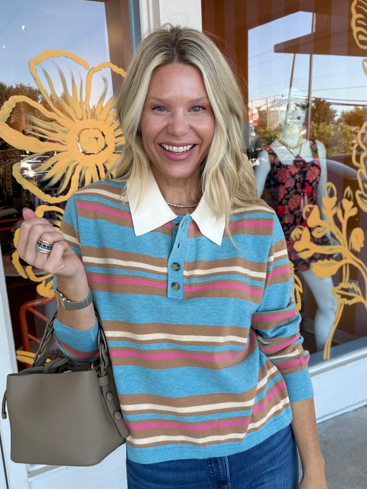 PILAR POLO SWEATER